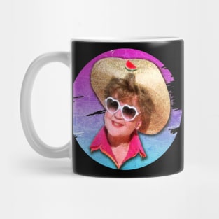 Jessica Fletcher- Retro Brush Paint Mug